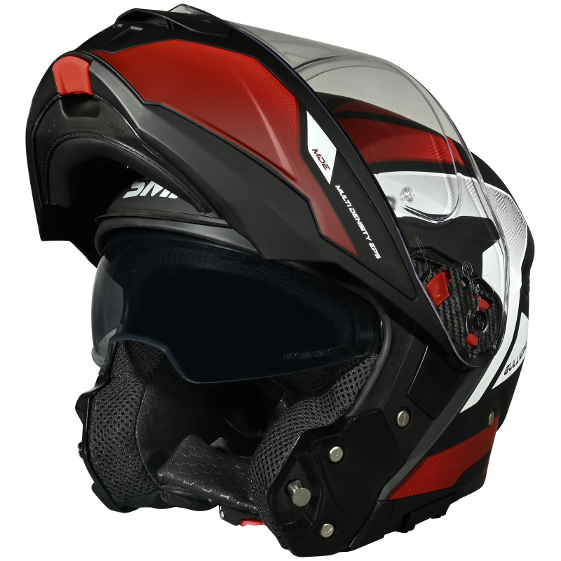 SMK Gullwing Sonic Matte Black/Red/White MA231 Helmet
