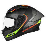 SMK Stellar Sport Flight Matte Black/Grey/Yellow MA264 Helmet