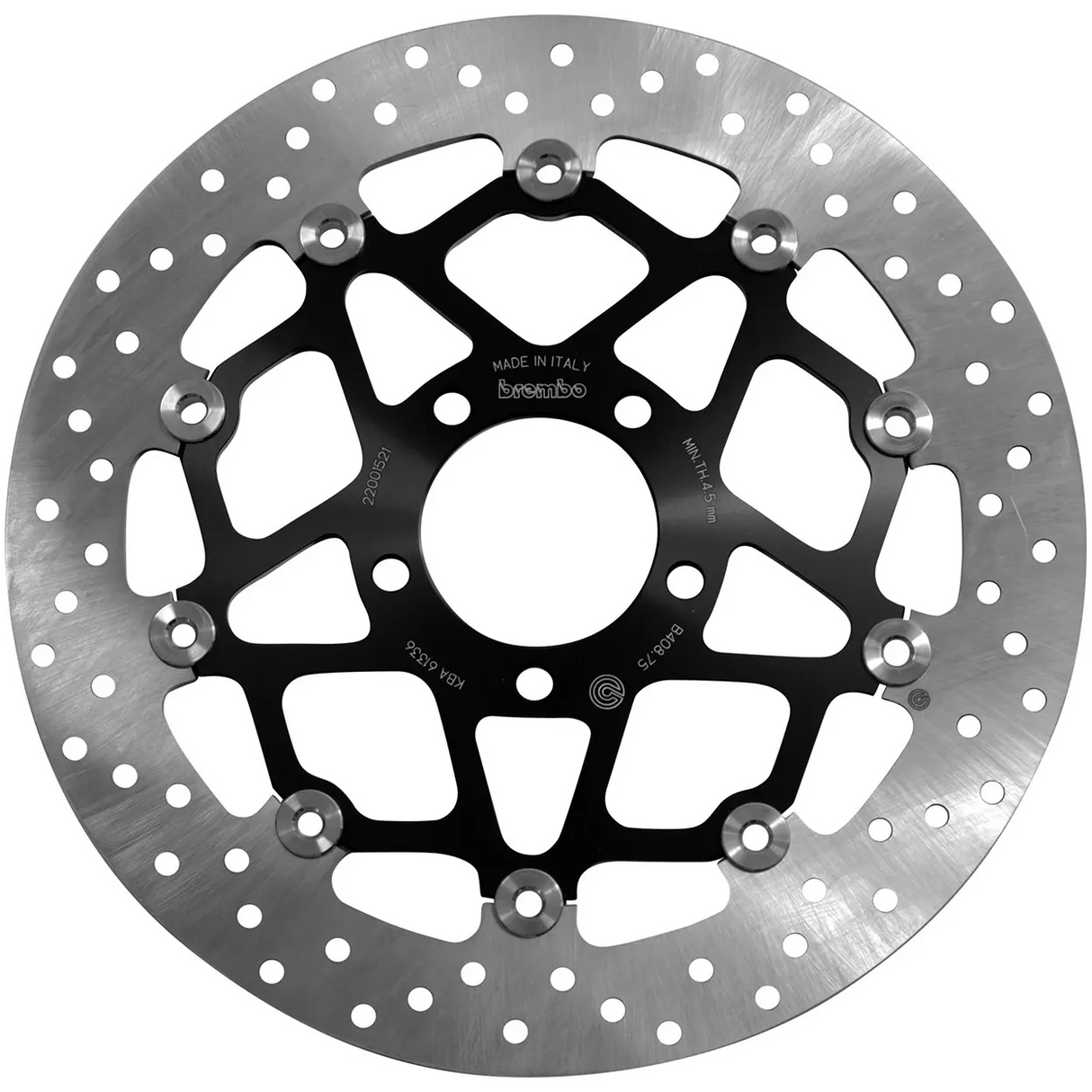 Brembo Serie Oro Floating Front Brake Disc for Suzuki GSX 600 R/GSX 750-R/GSX 1000 R/TL 1000 R/S/GSX-R 1300 Hayabusa/GSX 1400
