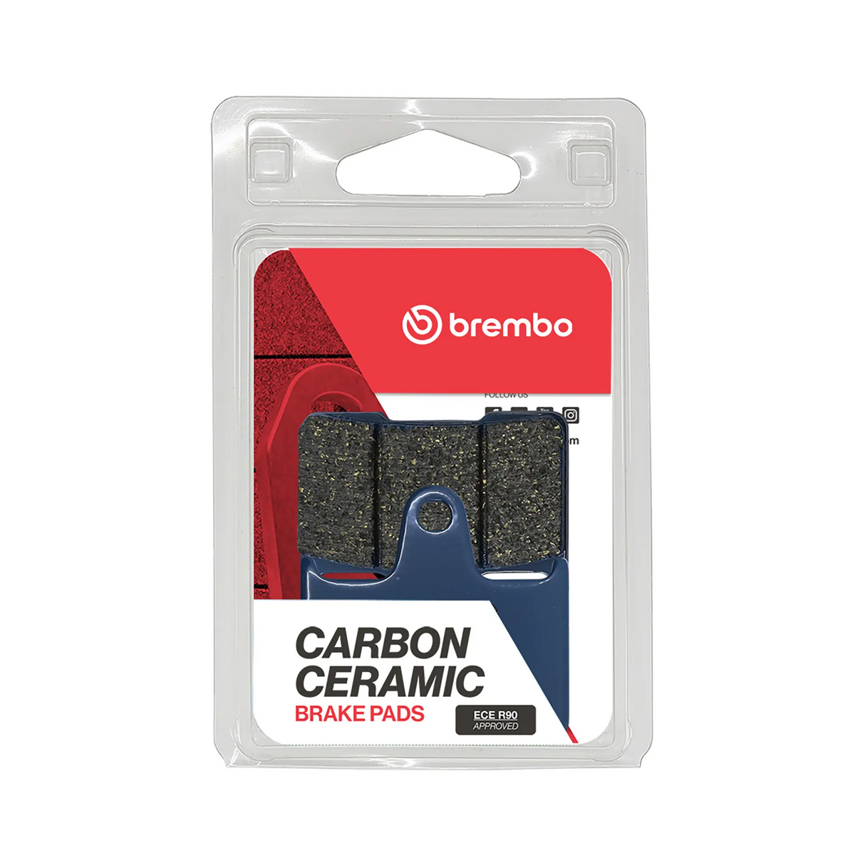 Brembo B-07KA2107 Road (07) Carbon Ceramic Rear Brake Pad (07KA21.07)