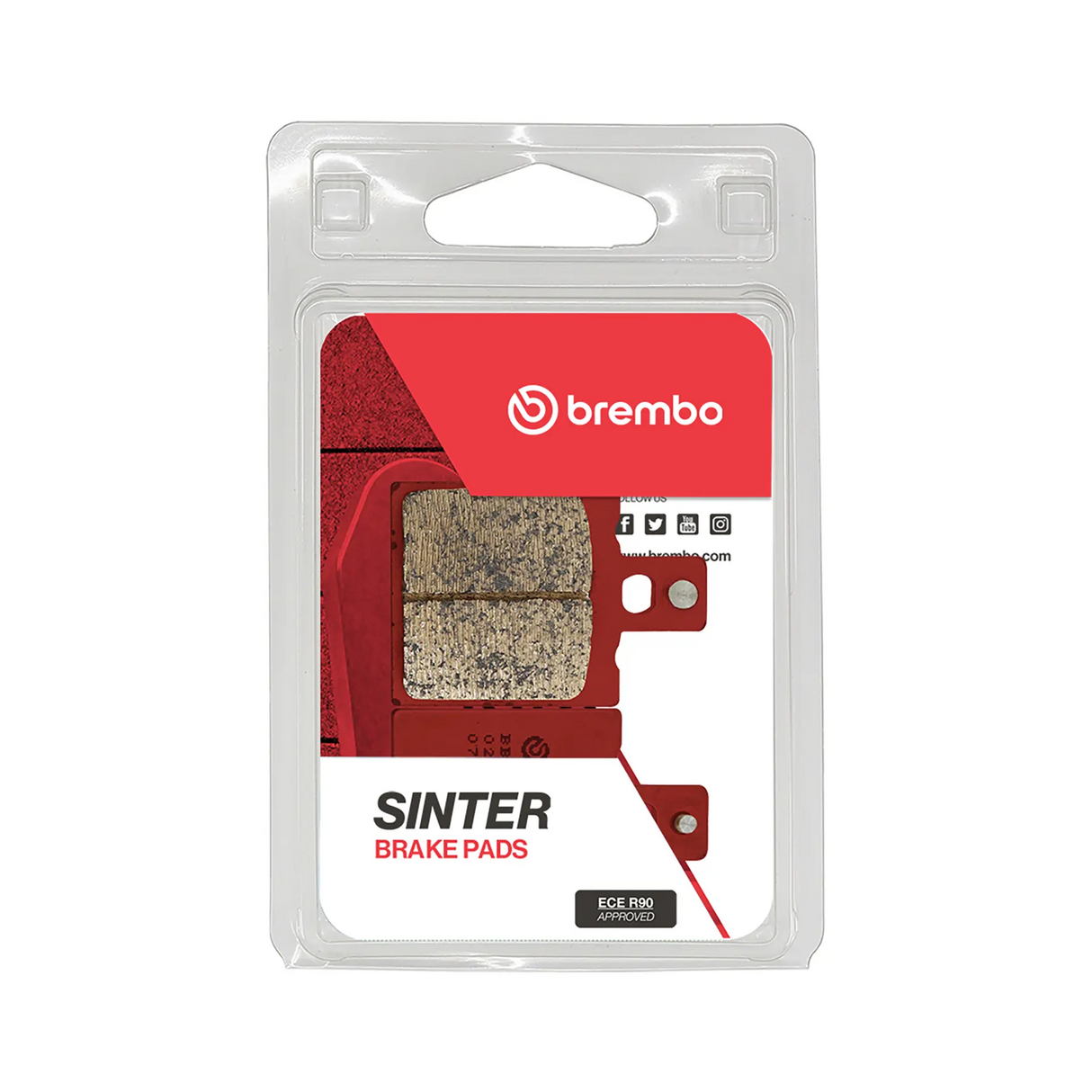 Brembo B-07BB01SP Road (SP) Sintered Rear Brake Pad (07BB01.SP)