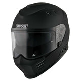 Simpson Venom Matte Black Helmet