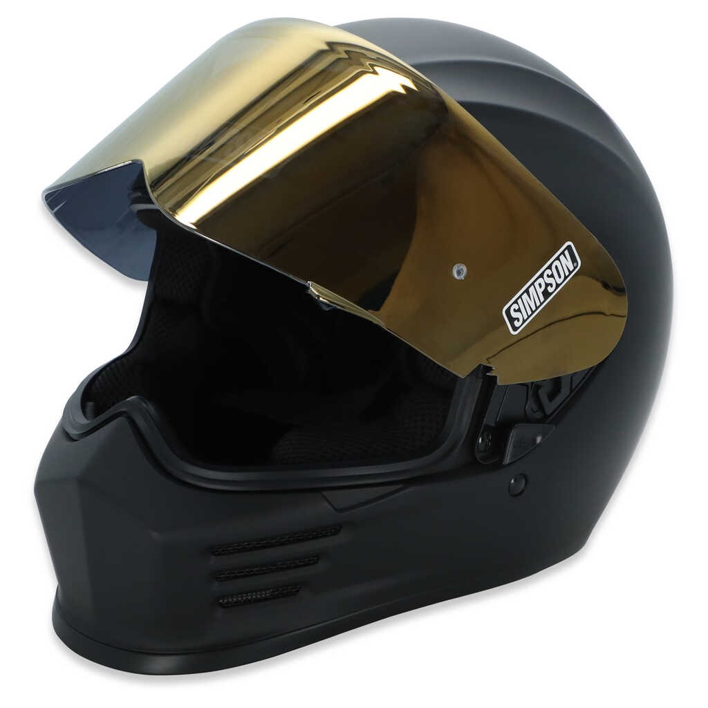 Simpson Speed Matte Black Helmet