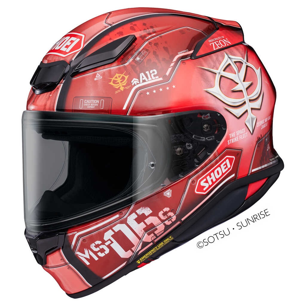 Shoei NXR2 MS-06S Char Zaku II TC-1 Helmet
