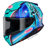 Shoei NXR2 Hatsune Miku TC-4 Helmet