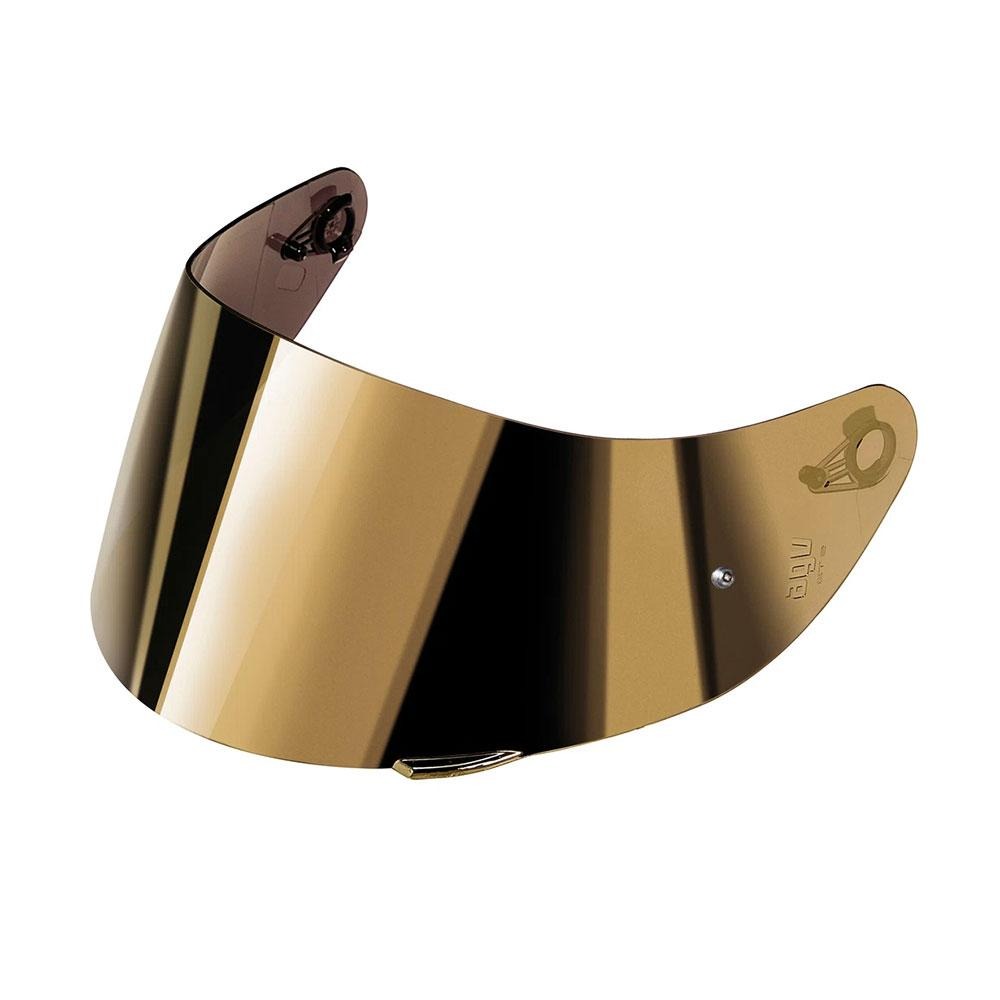 AGV GT6-1 Anti-Scratch Iridium Gold Visor w/Max Pinlock Ready for AGV K3 Helmets [Size: XS-LG]