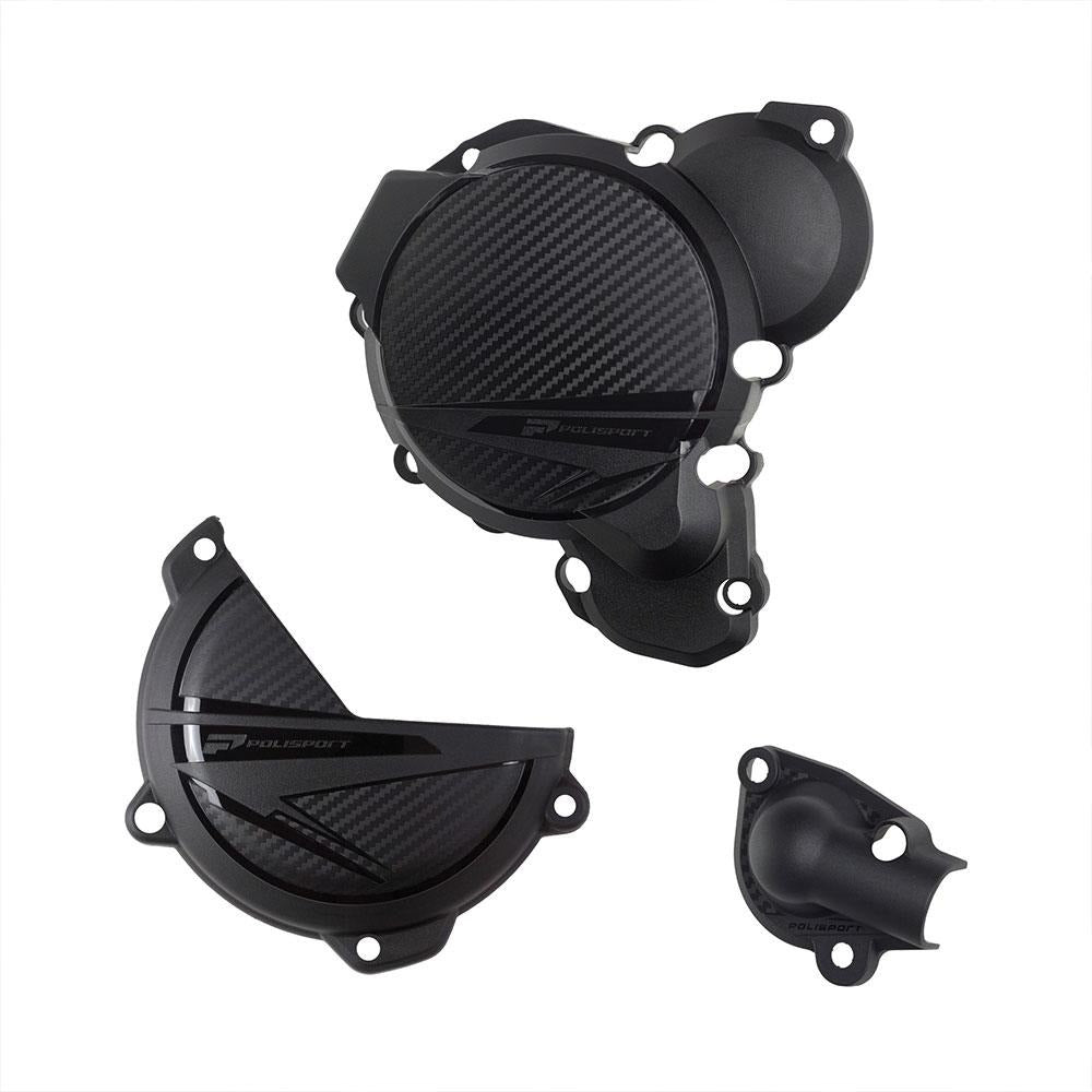 Polisport Engine Covers Protection Kit for KTM EXC/XC-W 250/300 24-26/Husqvarna TE 250/300 24-26
