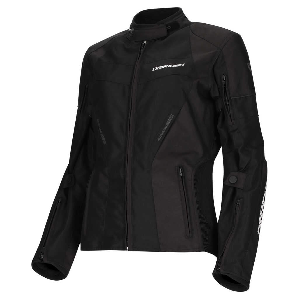 DriRider Vivid 3 Black/White Womens Textile Jacket