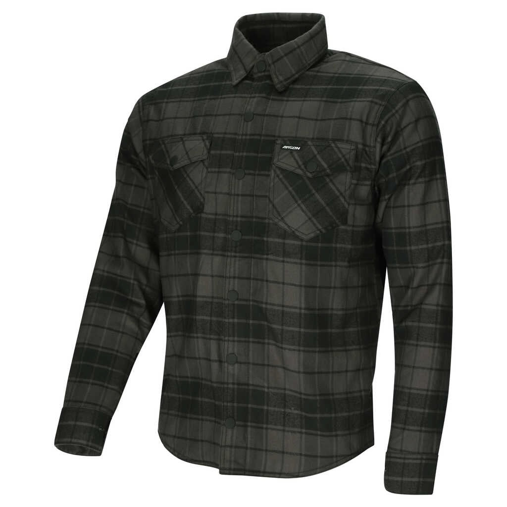 Argon Hatchet Black/Green Flanno Riding Shirt