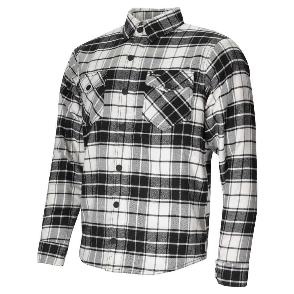 Argon Savage Black/White Flanno Riding Shirt