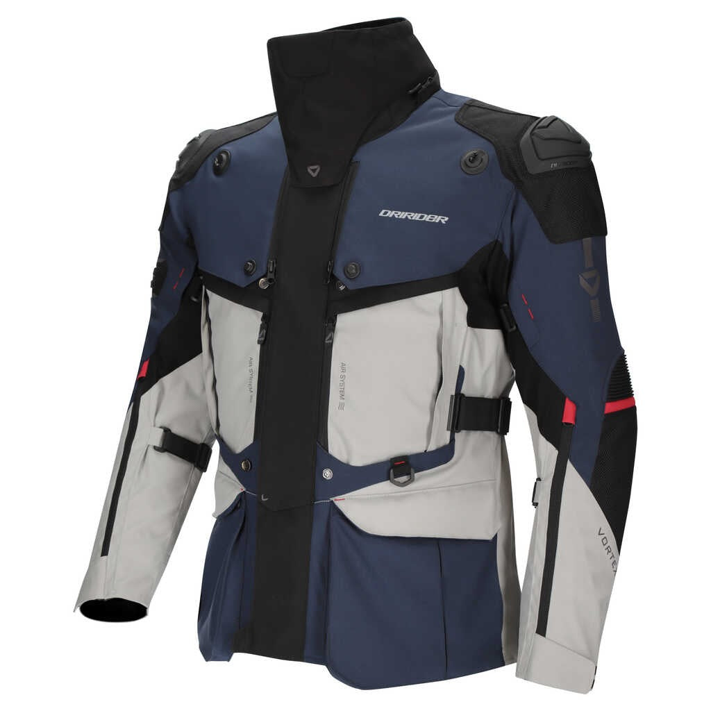 DriRider Vortex Adventure III Blue/Light Grey/Black Textile Jacket