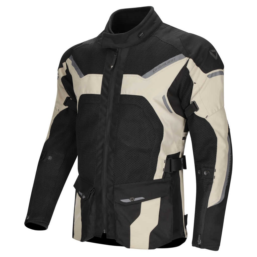 DriRider Apex 6 Airflow Sand/Black Textile Jacket
