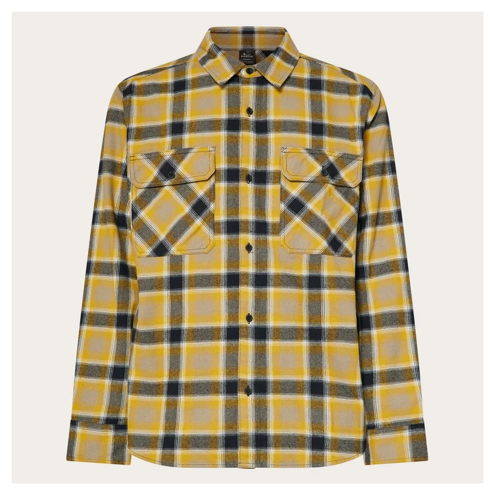Oakley 90s Plaid Boulder/Sulfid/Black Check Long Sleeve Shirt