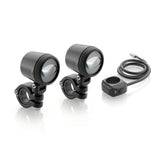 Rizoma LED Fog Auxiliary Lights Black for BMW R NineT Pure/Racer/Urban G/S/Scrambler 14-20