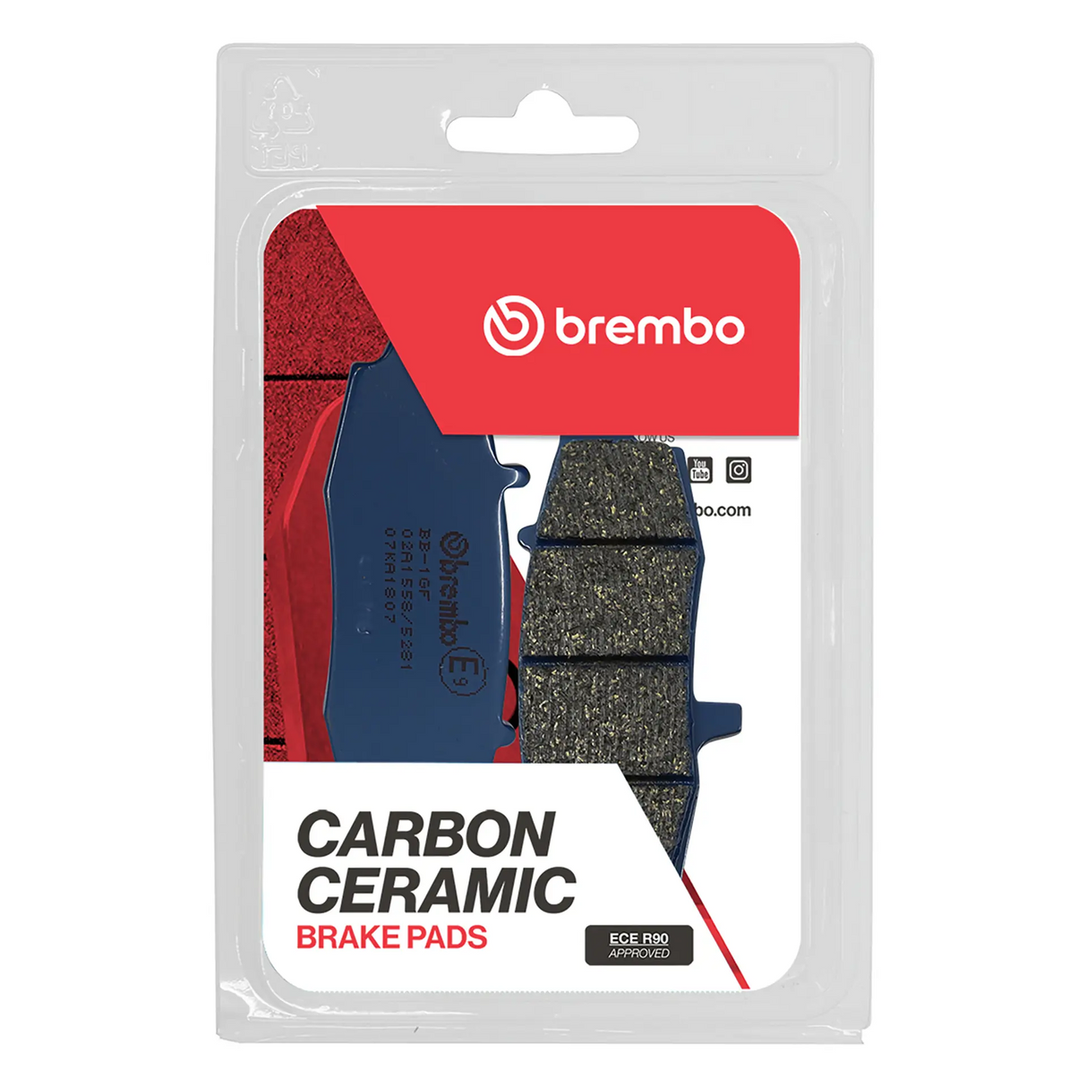 Brembo B-07KA1807 Road (07) Carbon Ceramic Front Brake Pad (07KA18.07)