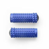 Rizoma B-PRO Rider/Passenger Footpegs Blue for BMW/Harley-Davidson/Honda/Kawasaki/KTM/Suzuki/Triumph/Yamaha