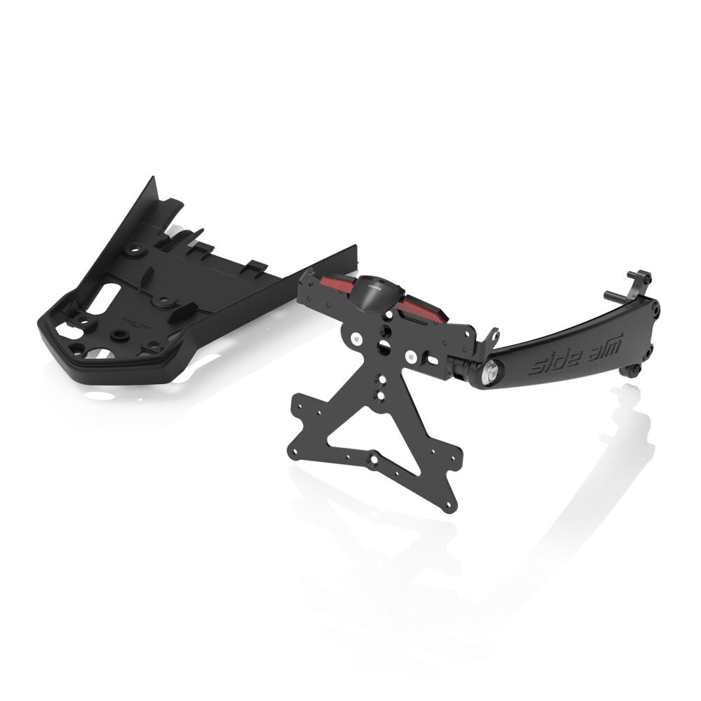 Rizoma Side Arm License Plate Holder Kit Black for BMW R NineT/Pure/Racer/Urban G/S/Scrambler 14-20