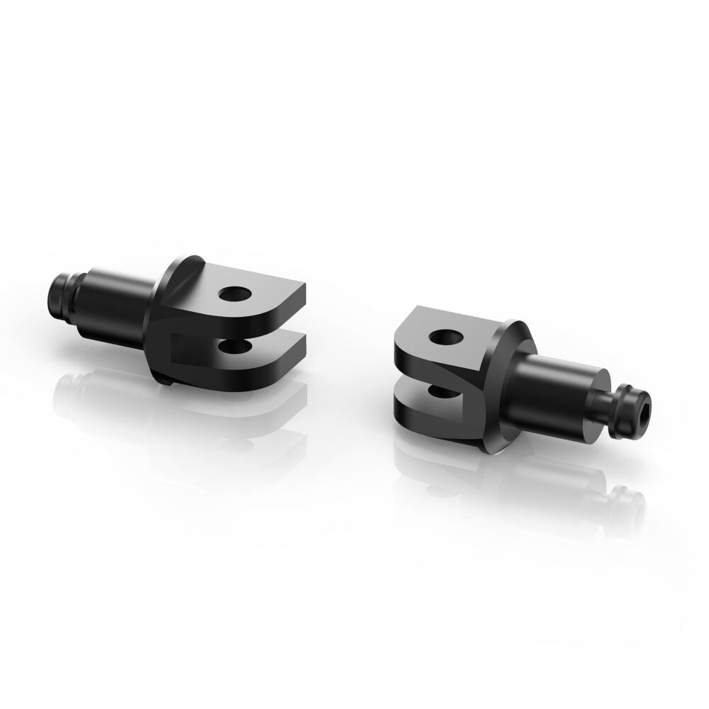 Rizoma Peg Adaptors for Rider Footpegs Black for Yamaha YZF-R6 03-20/YZF-R1 12-20