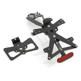 Rizoma Fox License Plate Support Kit Black for Kawasaki Ninja 1000 ZX-10R 16-20