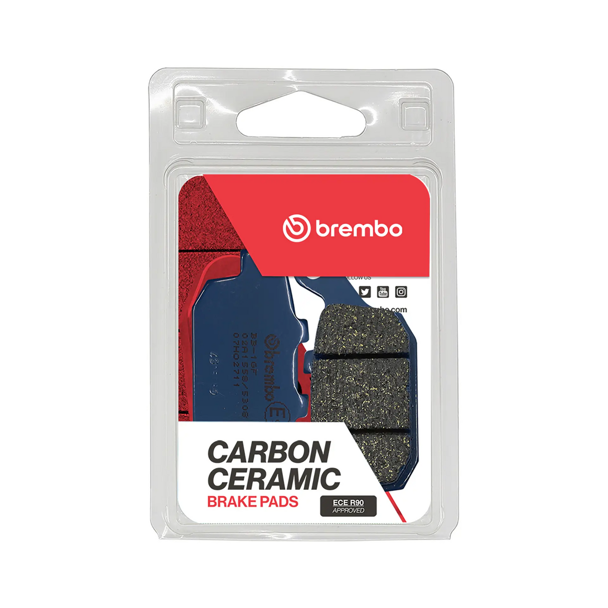 Brembo B-07HO2711 Road (11) Carbon Ceramic Front/Rear Brake Pad (07HO27.11)