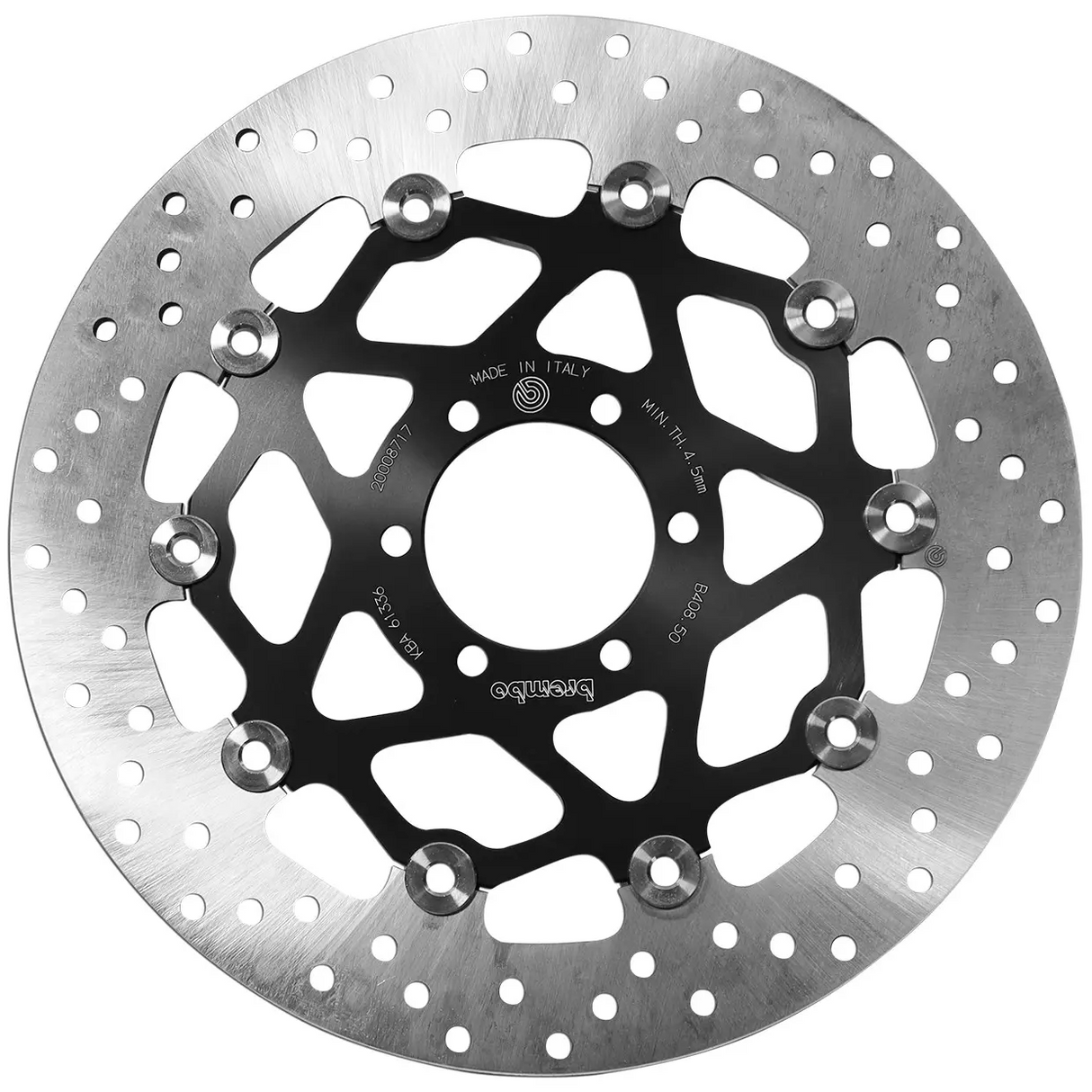 Brembo Serie Oro Floating Front Brake Disc for Ducati M620 I.E./Multistrada 620 Bidisco/Monster 695/MS2R 800/MS2R 1000 Models
