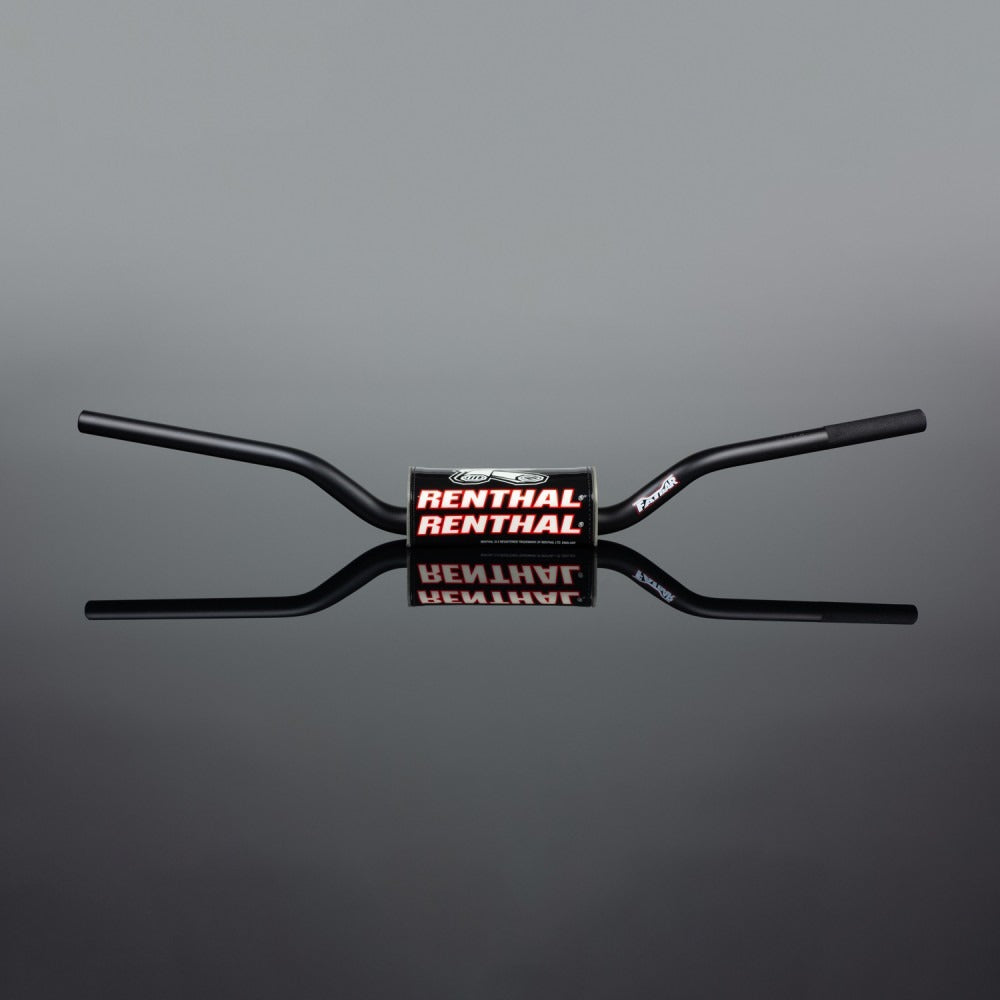 Renthal 66101BK Fatbar Tomac Bend Black Handlebar w/Bar Pad