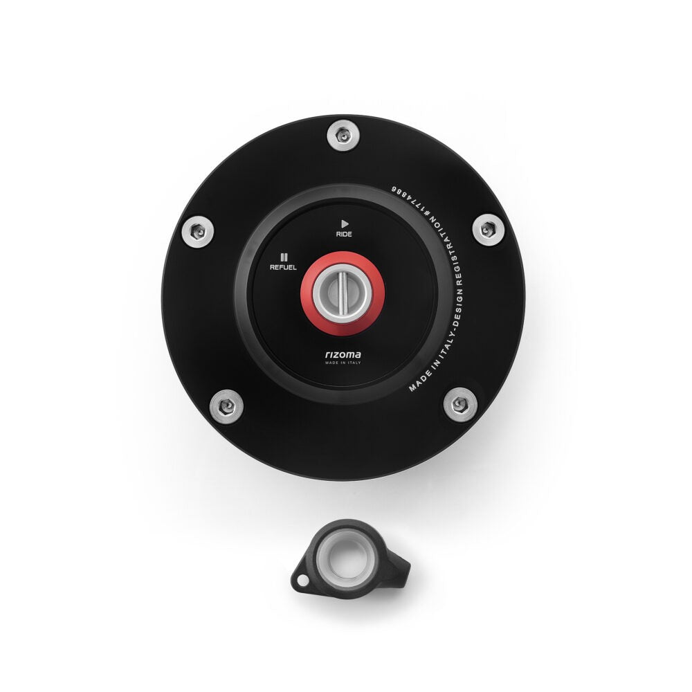 Rizoma Gas Cap Black for Ducati Diavel/Monster 696/796/1100/1100 S/1100 EVO