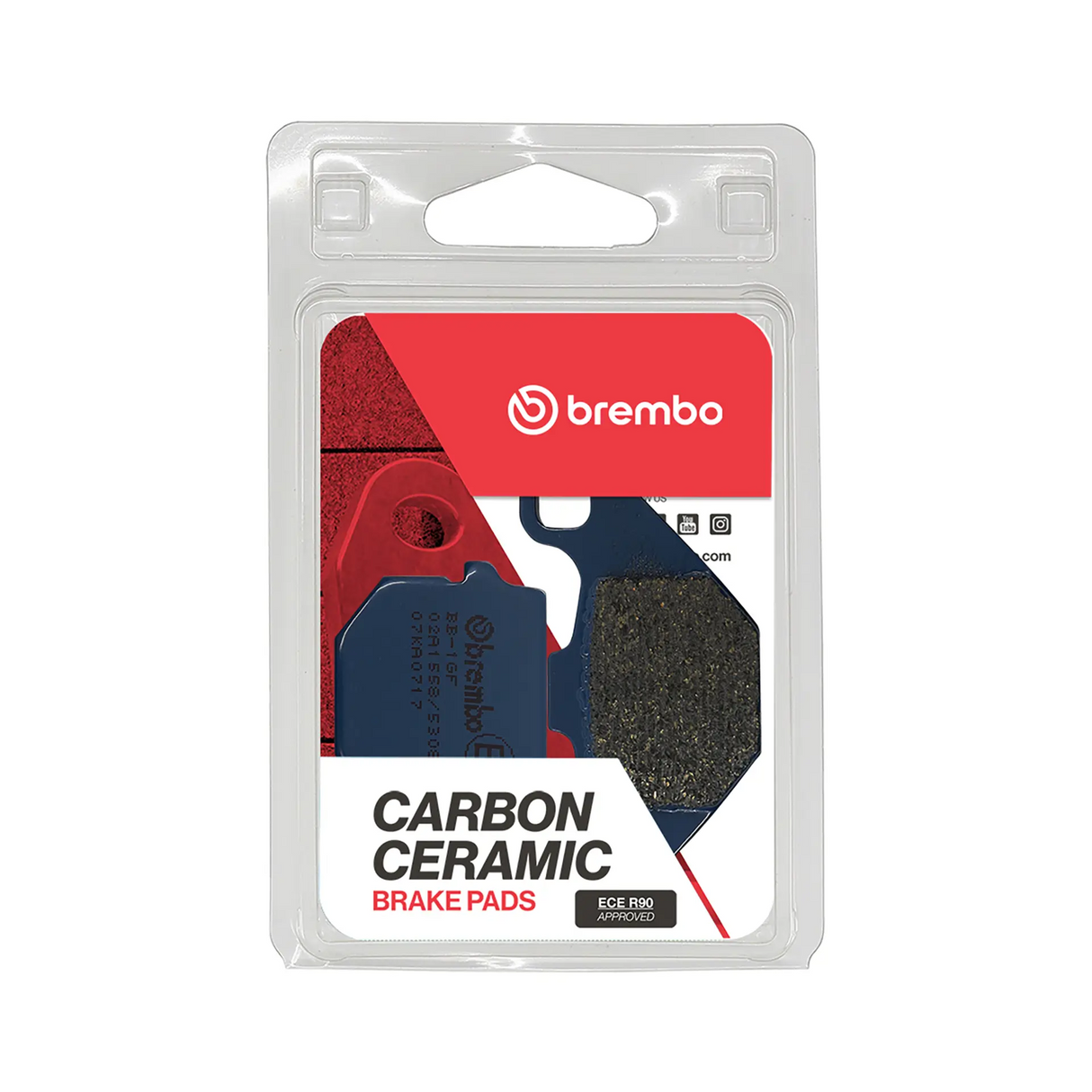 Brembo B-07KA0717 Road (17) Carbon Ceramic Front Brake Pad (07KA07.17)