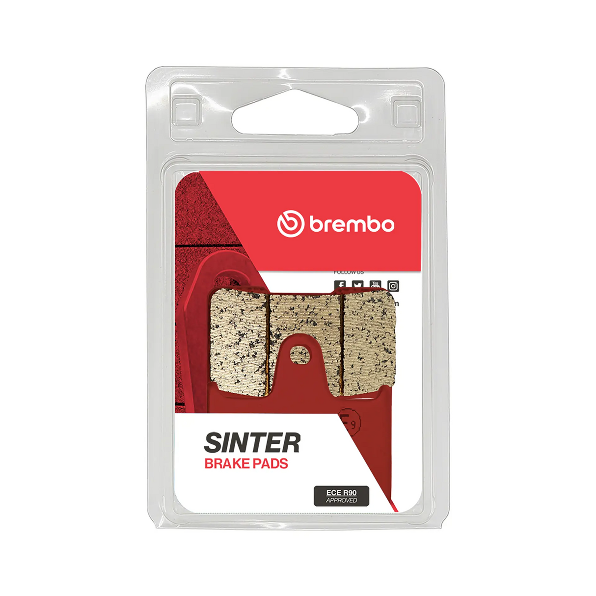 Brembo B-07KA21SP Road (SP) Sintered Rear Brake Pad (07KA21.SP)