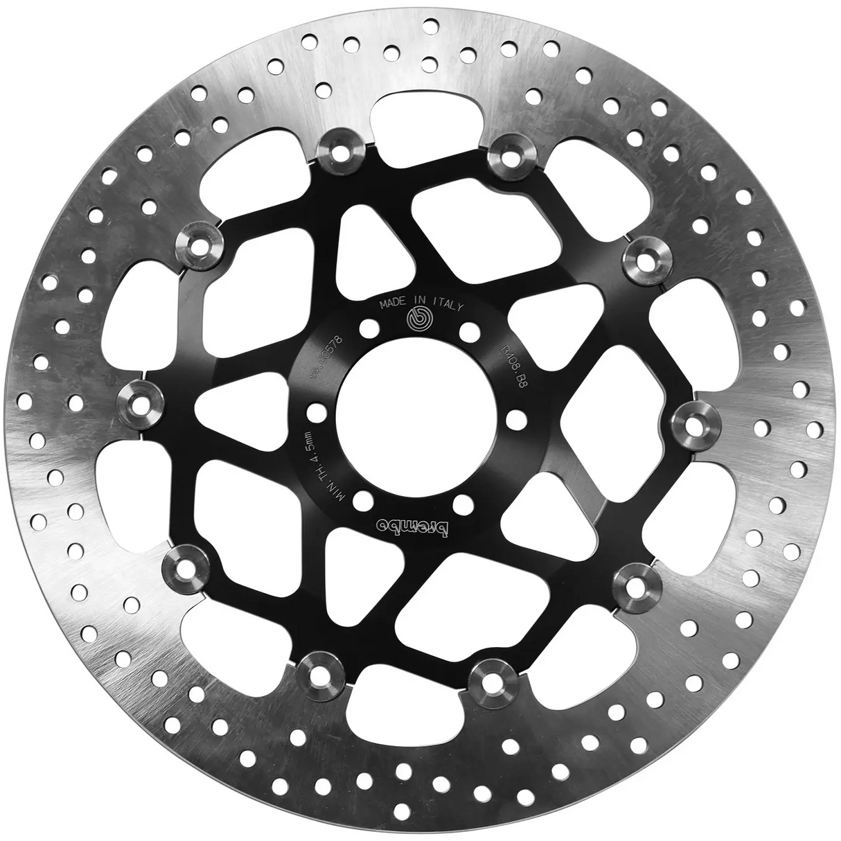 Brembo Serie Oro Floating Front Brake Disc for Aprilia RSV4 1100 Factory 19-Up/Tuono V4 Factory 11-Up