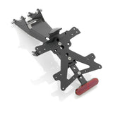 Rizoma Fox License Plate Support Kit Black for Honda CBR1000RR
