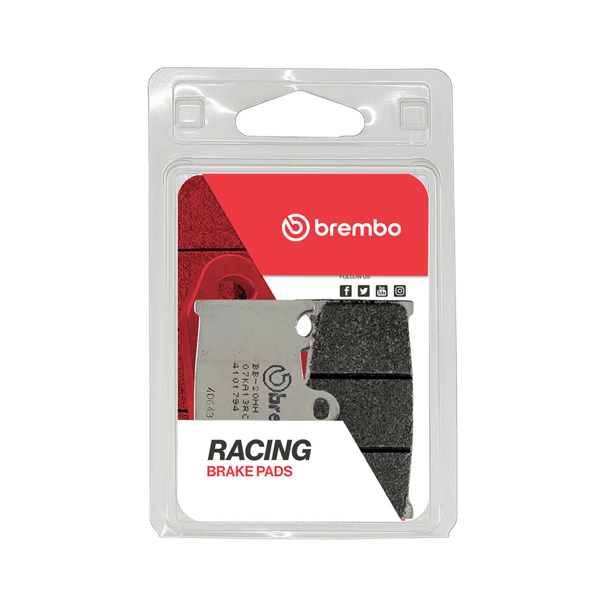 Brembo B-07KA13RC Racing (RC) Carbon Ceramic Front Brake Pad (07KA13.RC)