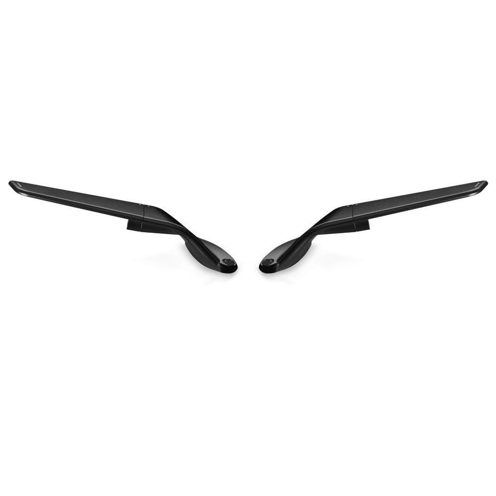 Rizoma R-BSS032B Stealth Mirrors Black for Supersport Models (Pair)