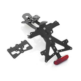 Rizoma Fox License Plate Support Kit Black for Yamaha MT-10/FZ-10 16-20
