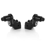 Rizoma Street Rider Footpeg Adaptors Black for Ducati Hypermotard SP/Multistrada 1200/1200 S/Scrambler 800/Sixty2/Monster 821/1200