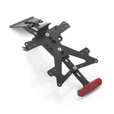 Rizoma Fox License Plate Support Kit Black for Honda CB 650 F 15-20