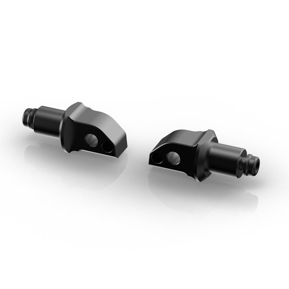 Rizoma PRO/B-PRO/Street Passenger Footpeg Adaptors Black for Honda 600 RR/C- ABS/650 F/1000 R/RR/C- ABS/NC700X/Integra