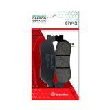 Brembo B-07043 Scooter (CC) Carbon Ceramic Rear Brake Pad (07043)