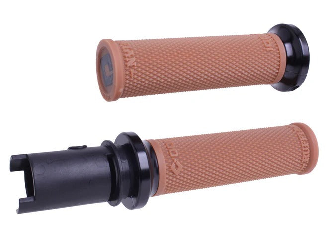 ODI Grips ODI-V30HTCGR-B Ruffian Lock-On Handgrips Gum Rubber/Black for Harley-Davidson CVO Touring 23-Up/Street Glide/Road Glide 24-Up/Touring/Softail 25-Up