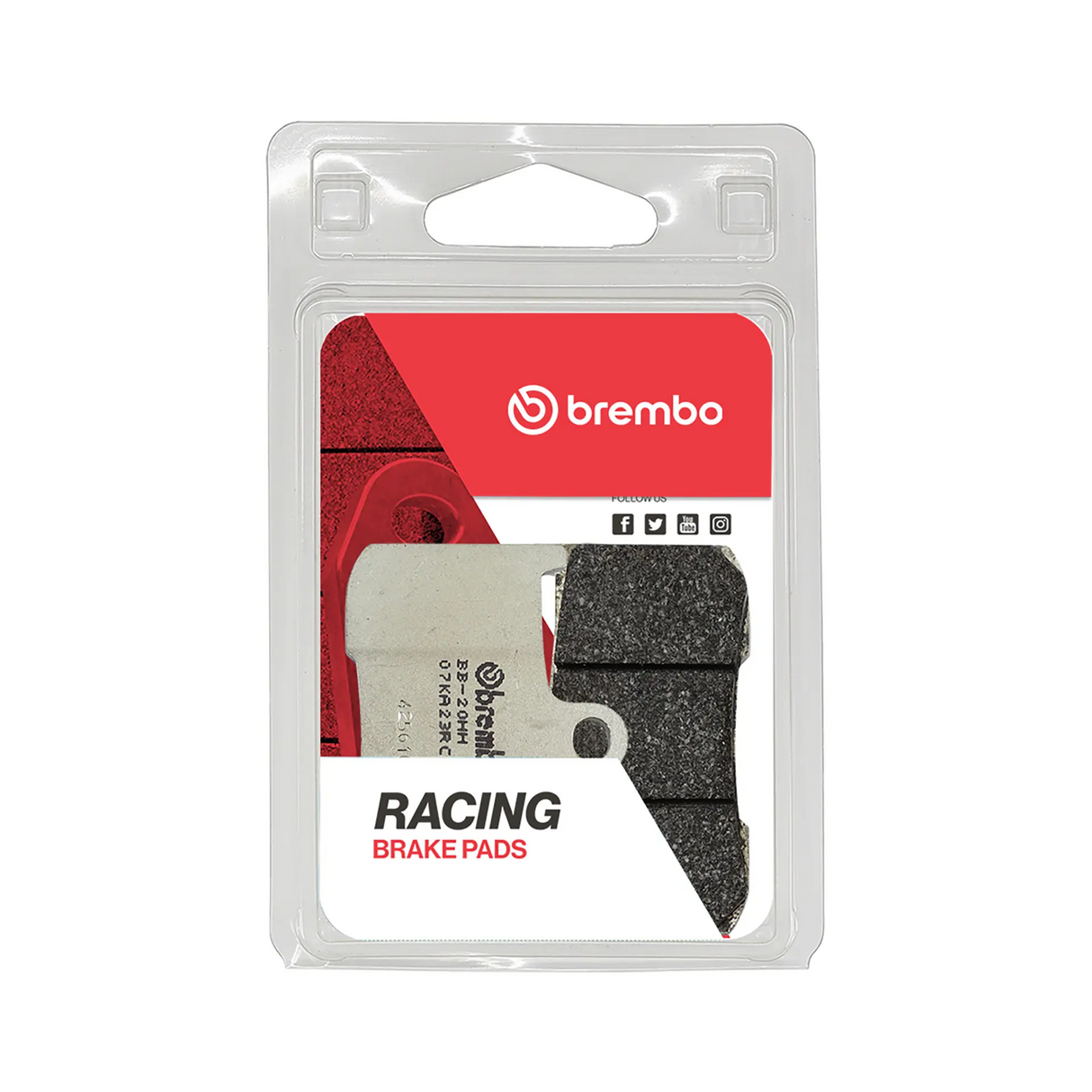 Brembo B-07KA23RC Racing (RC) Carbon Ceramic Front Brake Pad (07KA23.RC)