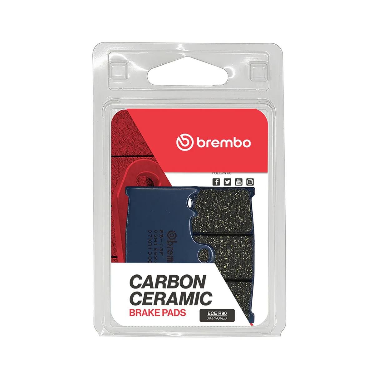 Brembo B-07KA1306 Road (06) Carbon Ceramic Front Brake Pad (07KA13.06)