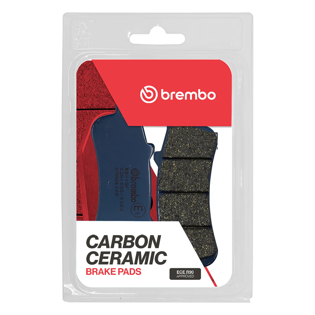 Brembo B-07HO4308 Road (08) Carbon Ceramic Front/Rear Brake Pad (07HO43.08)