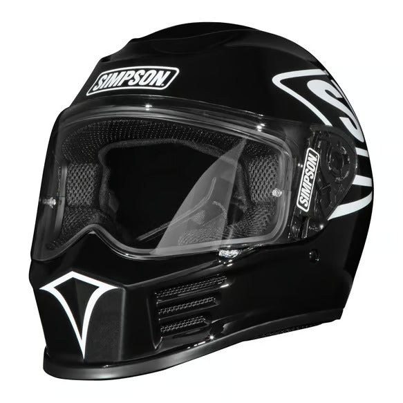 Simpson Speed 12 O'Clock Black Helmet