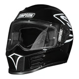 Simpson Speed 12 O'Clock Black Helmet