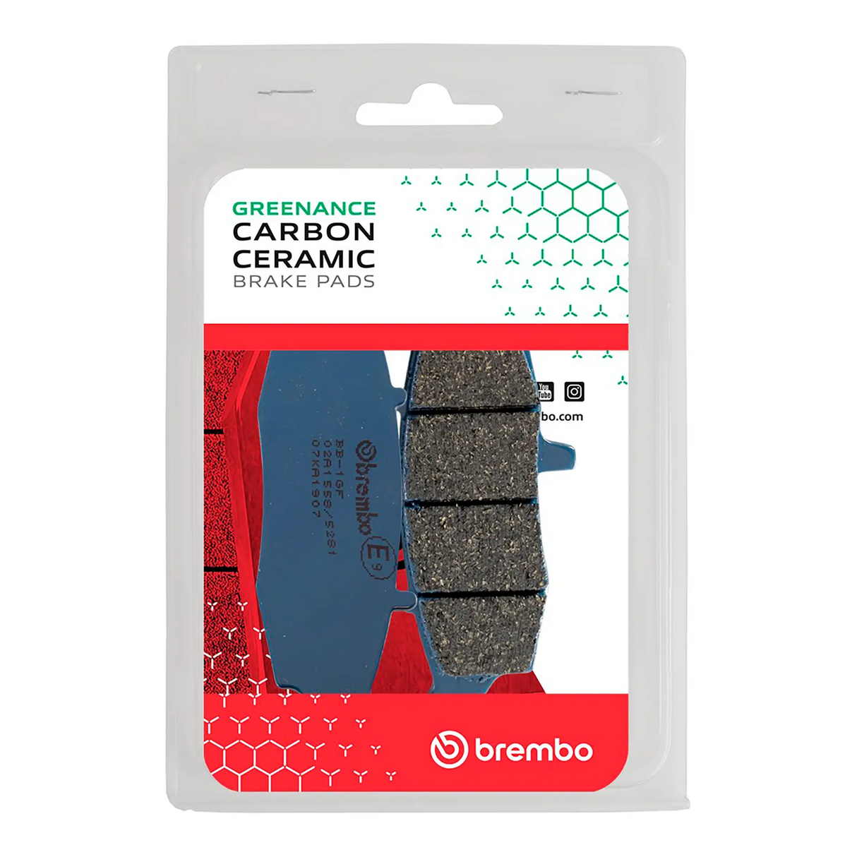 Brembo B-07KA1907 Road (07) Carbon Ceramic Front Brake Pad (07KA19.07)