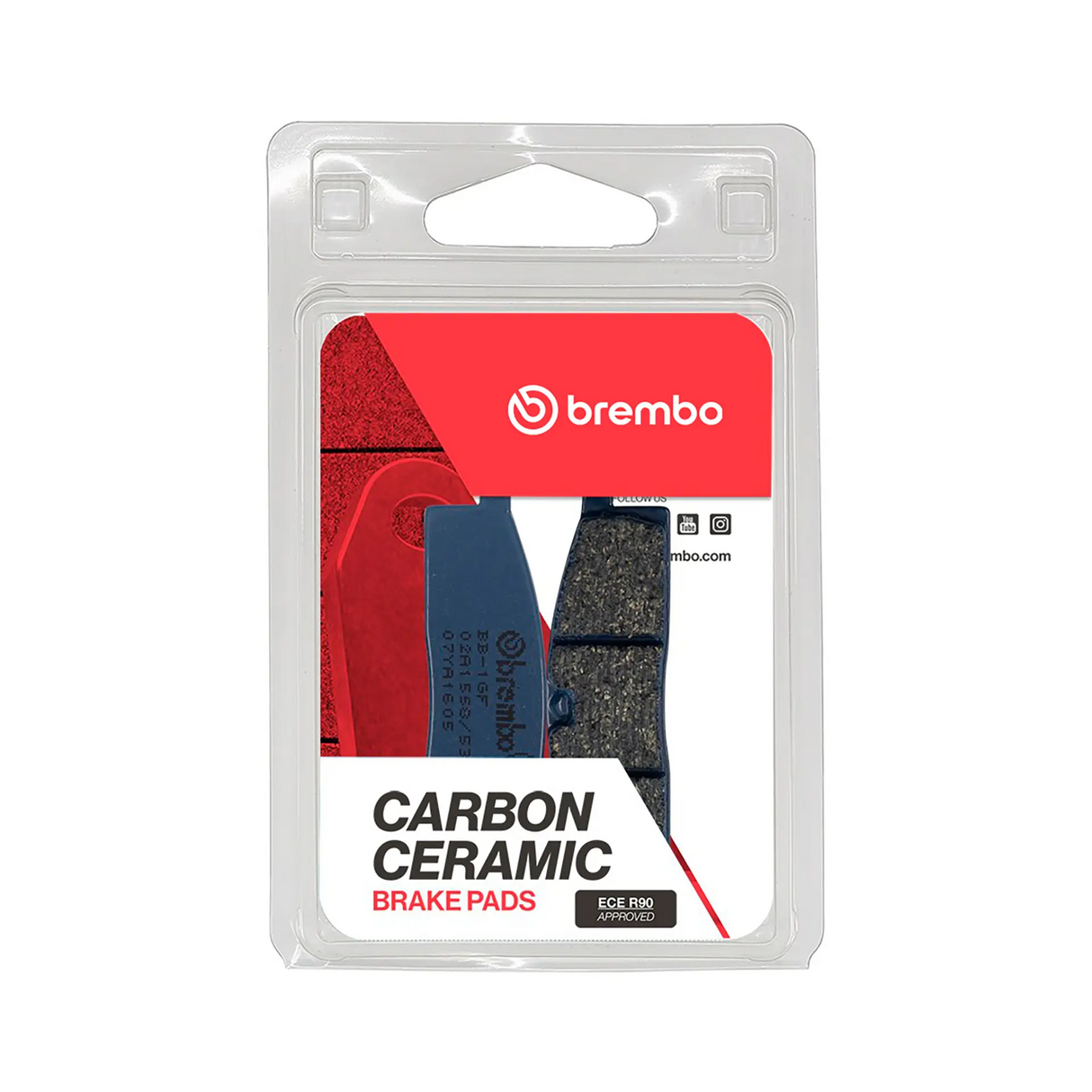Brembo B-07YA1605 Road (05) Carbon Ceramic Front Brake Pad (07YA16.05)