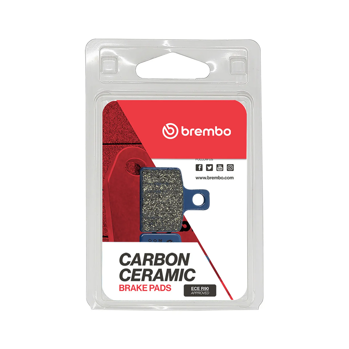 Brembo B-07GR4804 Road (04) Carbon Ceramic Rear Brake Pad (07GR48.04)