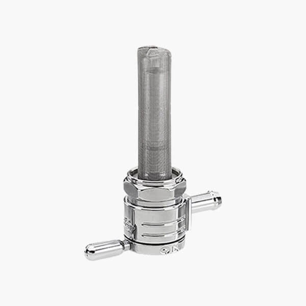 Golan Products Inc GP-76-312S High-Flow Petcock w/22mm Thread & 5/16" Inward Facing fuel Outlet Chrome for Harley-Davidson Softail 84-06/Dyna 91-06/FXR 82-94/Touring 88-06/Sportster 75-06/4 Speed Big Twin 75-86