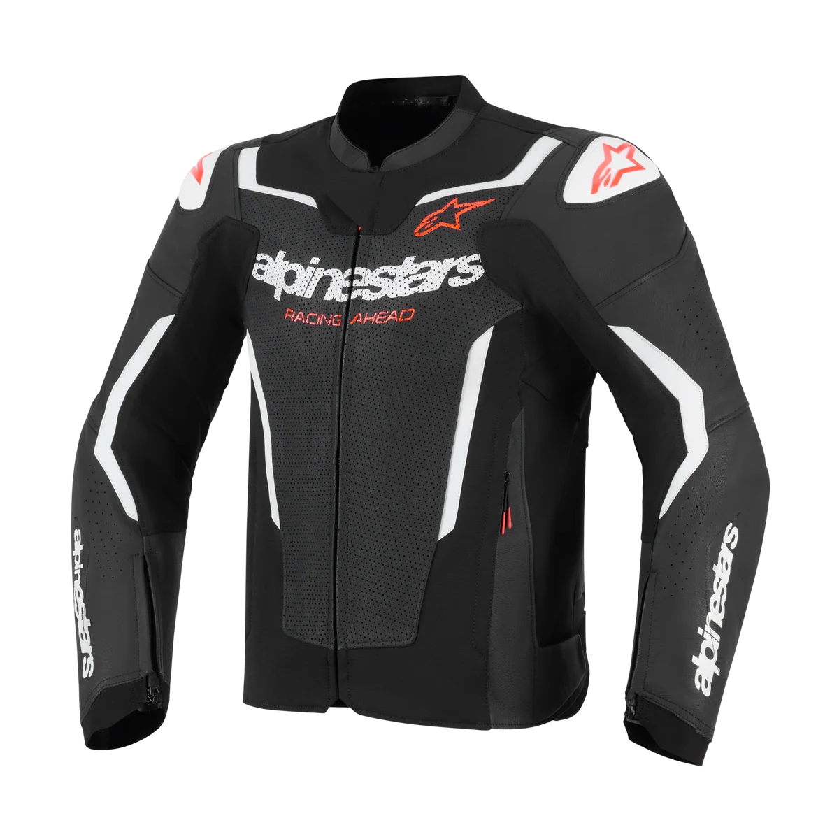 Alpinestars GP Force V2 Air Leather Black/White Jacket