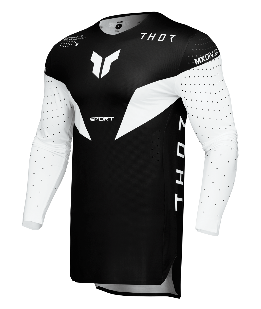 Thor 2025 Sportmode Strike Black Jersey